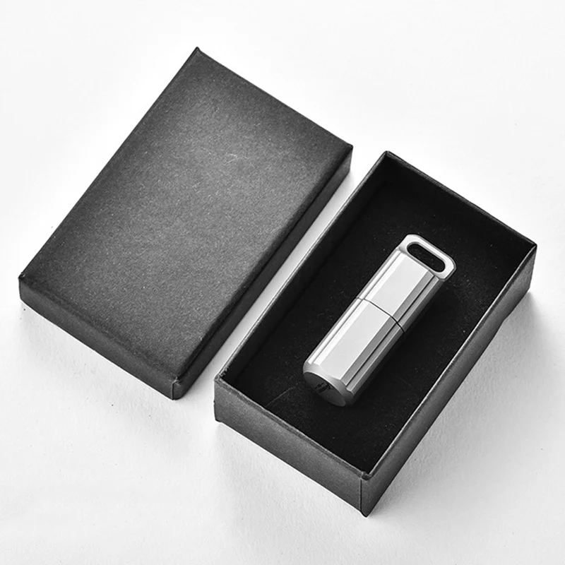 Titanium Alloy Waterproof Capsule Pill Storage Lighter - Image 10