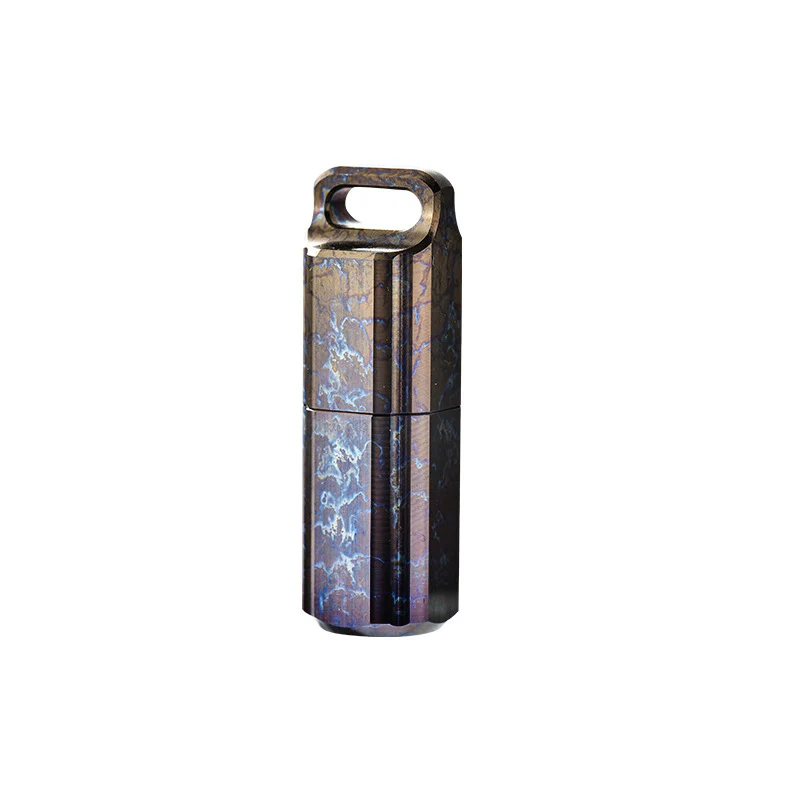 Titanium Alloy Waterproof Capsule Pill Storage Lighter - Image 11