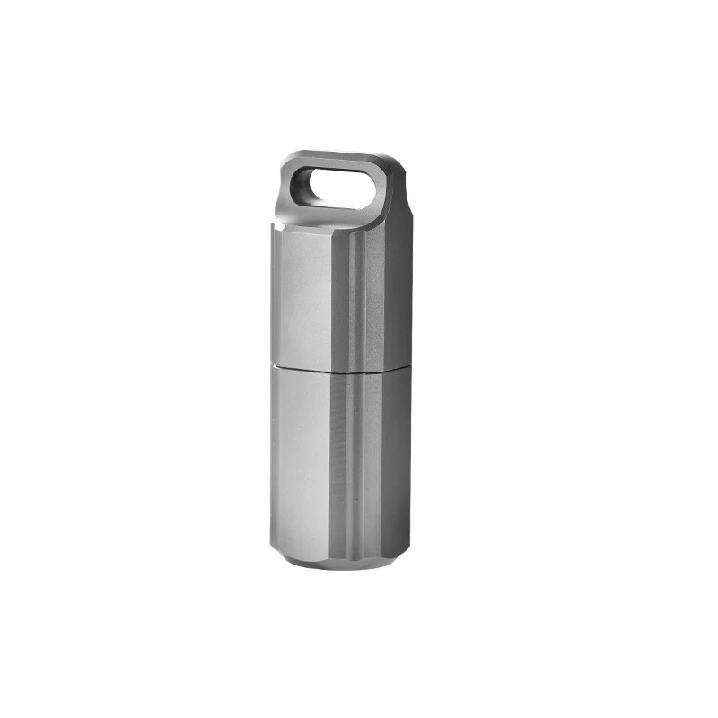 Titanium Alloy Waterproof Capsule Pill Storage Lighter - Image 13