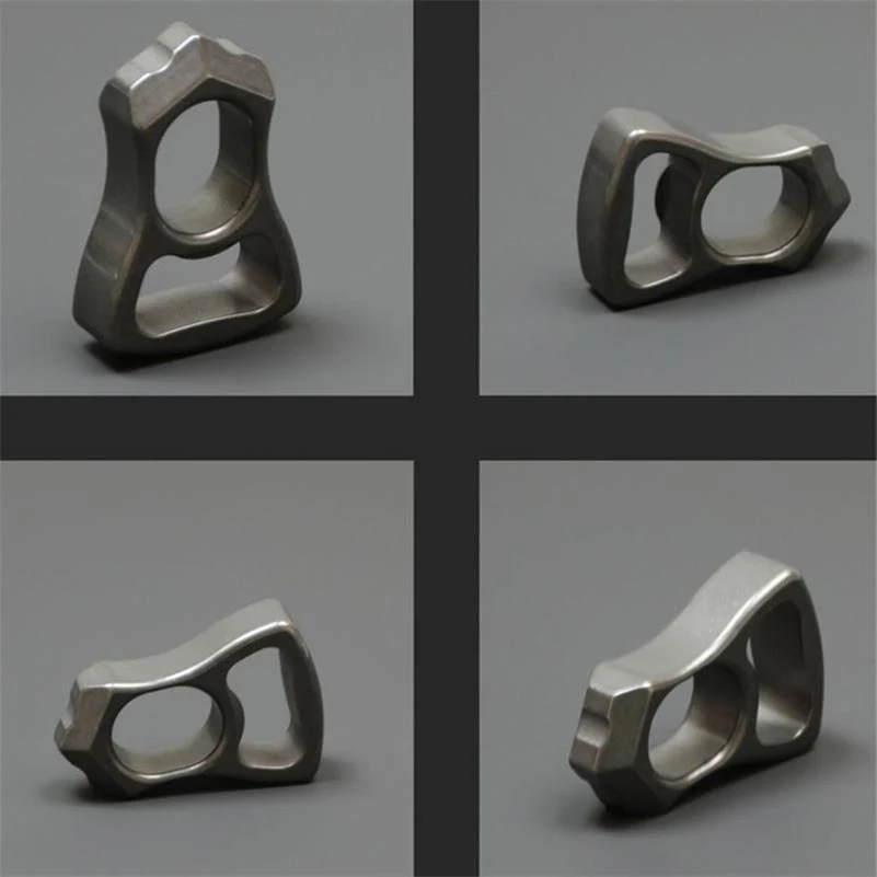 Titanium Bottle Opener Knuckle Self-defense EDC Tool - Image 5