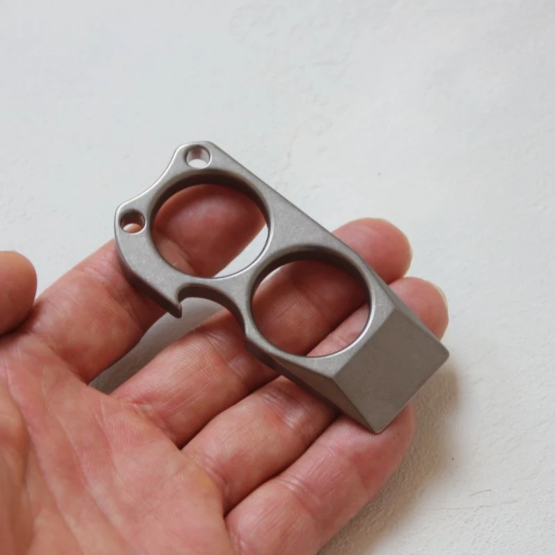 Titanium Crowbar Multifunctional Bottle Opening EDC Tool - Image 2