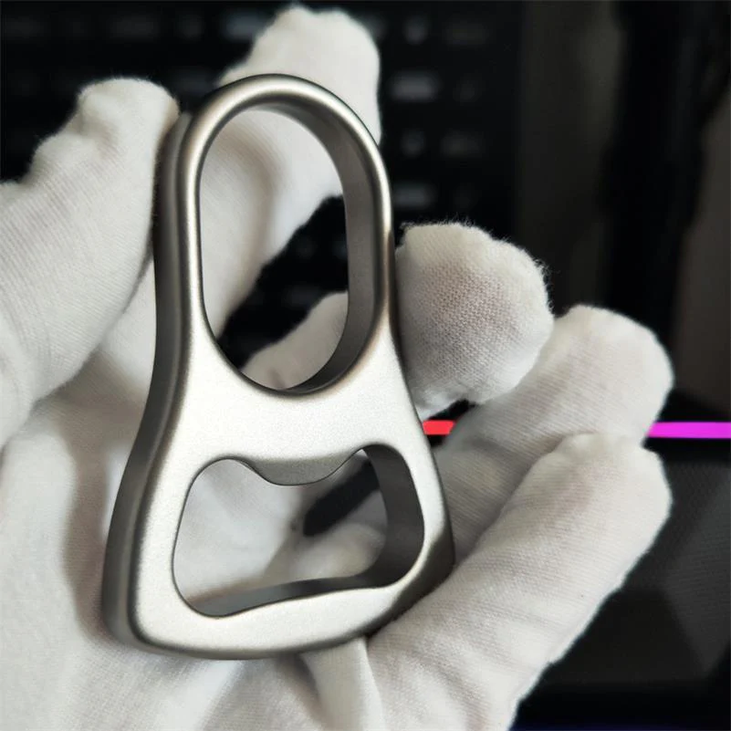 Titanium Knuckle Duster Open-bottle Boxing Self -defense Tool - Image 3
