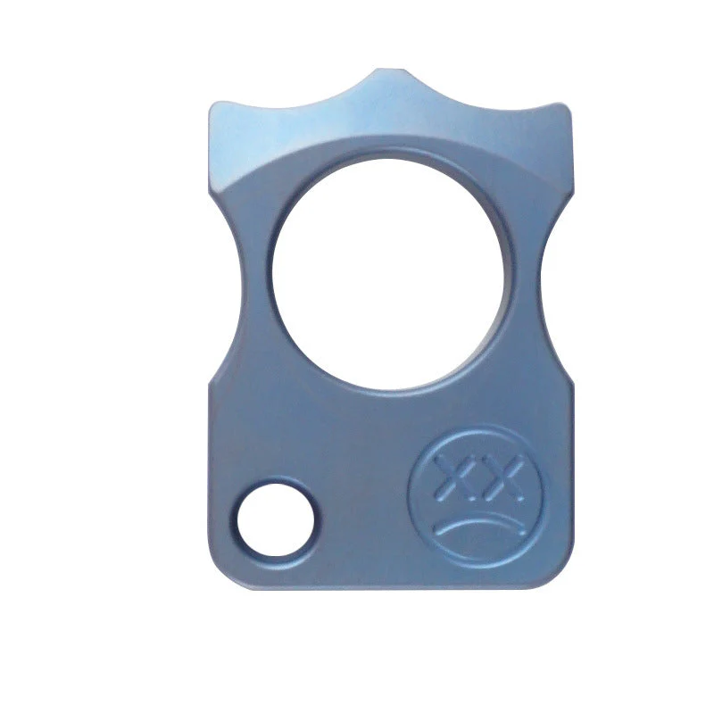 Single Finger Titanium Knuckle Duster Boxing Self Defense Buckle Window Breaker Outdoor EDC Tool - Image 9