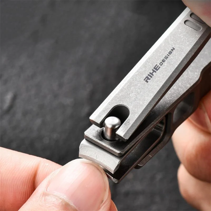 Titanium Nail Clippers Multifunctional Bottle Opener EDC Tool - Image 4