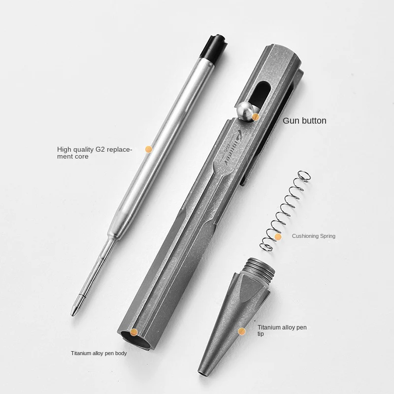 Titanium Tactical Pen Portable Self Defense EDC Tool - Image 3