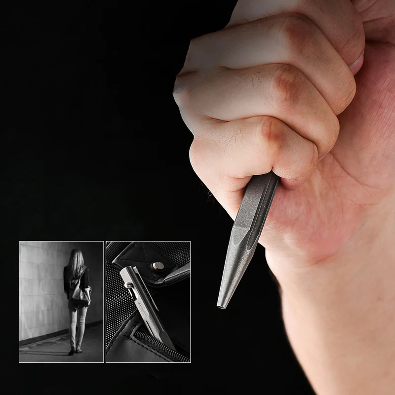 Titanium Tactical Pen Portable Self Defense EDC Tool - Image 4