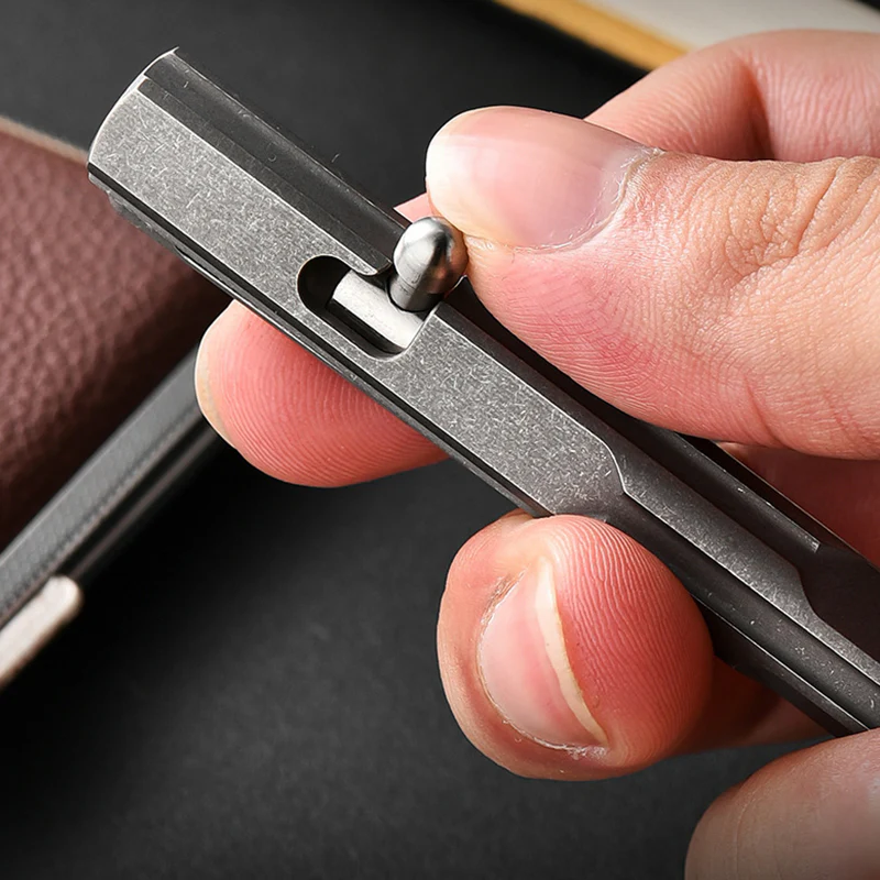 Titanium Tactical Pen Portable Self Defense EDC Tool - Image 5